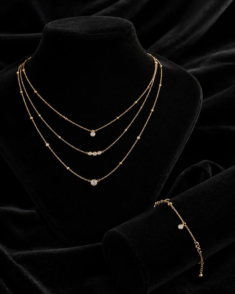 Layered Gold Chains